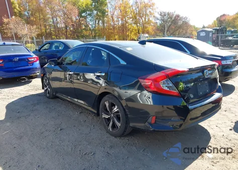 2017 Honda Civic Touring from USA, damaged, VIN 19XFC1F90HE202496